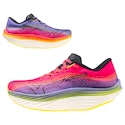 Dames hardloopschoenen Mizuno Wave Rebellion Pro High-Vis Pink/Ombre Blue/Purple Punch