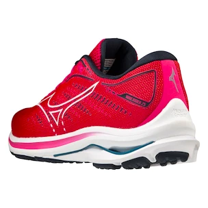 Dames hardloopschoenen Mizuno  Wave Rider 25 Pink Peacock/White  UK 5