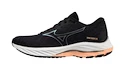 Dames hardloopschoenen Mizuno  Wave Rider 26 Odyssey Gray/Quicksilver/Salmon  UK 3