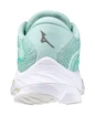 Dames hardloopschoenen Mizuno  Wave Rider 27 Eggshell Blue/White/Anise Flower