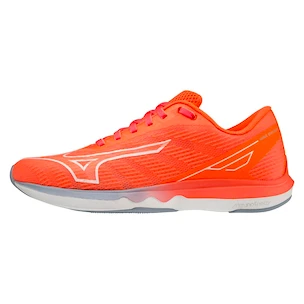 Dames hardloopschoenen Mizuno  Wave Shadow 5 Neon Flame/White  UK 6