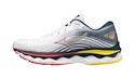 Dames hardloopschoenen Mizuno  Wave Sky 6 White/Hibiscus/Buttercup  UK 4