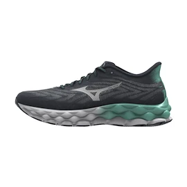 Dames hardloopschoenen Mizuno Wave Sky 8 India Ink / Neo Silver / Dusty Jade Green