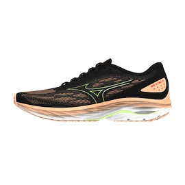 Dames hardloopschoenen Mizuno Wave Ultima 15 Black / Mizuno Neo Lime / Apricot Ice