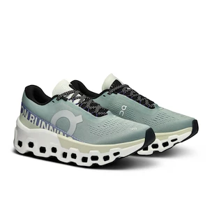 Dames hardloopschoenen On Cloudmonster 2 Mineral/Aloe