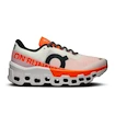 Dames hardloopschoenen On Cloudmonster 2 White/Flame