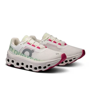 Dames hardloopschoenen On Cloudmonster White/Lima  EUR 40,5