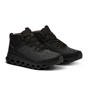 Dames hardloopschoenen On Cloudroam Waterproof Black/Eclipse