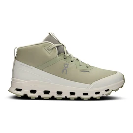 Dames hardloopschoenen On Cloudroam Waterproof Chalk/Ice