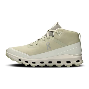 Dames hardloopschoenen On Cloudroam Waterproof Chalk/Ice