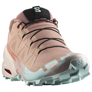 Dames hardloopschoenen Salomon Speedcross 6 Mahogany Rose/Hushed Violet/Iced Aqua