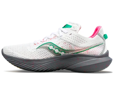 Dames hardloopschoenen Saucony  Kinvara 14 White/Gravel