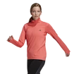 Dames hoodie adidas  Run Fast 1/2 Zip Semi Turbo S