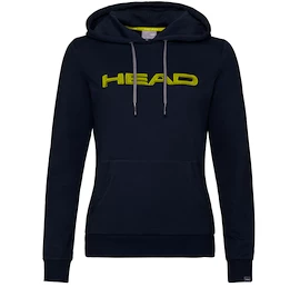 Dames hoodie Head  Club Rosie Hoodie Dark Blue/Yellow