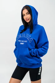 Dames hoodie Nebbia Branded Oversized Hoodie blue