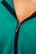 Dames hoodie Nebbia  Cropped Zip-Up Hoodie green