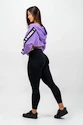 Dames hoodie Nebbia  Cropped Zip-Up Hoodie purple