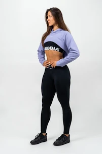 Dames hoodie Nebbia  Designer Cropped Hoodie purple