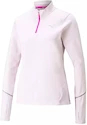 Dames hoodie Puma  Run 5K Knit 1/2 Zip Lavender Fog XS