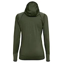 Dames hoodie Salewa  Agner Hybrid PL/DST W FZ Hdy Dark Olive Melange