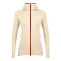 Dames hoodie Salewa  Light Micro PL Oatmeal Melange 34