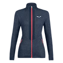 Dames hoodie Salewa  Rocca 2 PL W Fleece Navy Blazer Melange/6080 44