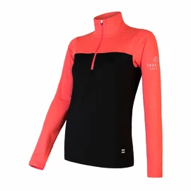 Dames hoodie Sensor Coolmax Thermo zip black