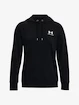 Dames hoodie Under Armour  Essential Fleece Hoodie-BLK