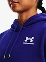 Dames hoodie Under Armour  Essential Fleece Hoodie-BLU