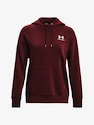 Dames hoodie Under Armour  Essential Fleece Hoodie-RED