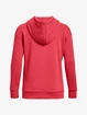 Dames hoodie Under Armour  Essential Fleece Hoodie-RED