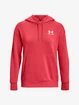 Dames hoodie Under Armour  Essential Fleece Hoodie-RED