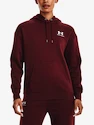 Dames hoodie Under Armour  Essential Fleece Hoodie-RED