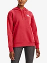 Dames hoodie Under Armour  Essential Fleece Hoodie-RED