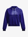 Dames hoodie Under Armour  Essential Script Hoodie-BLU