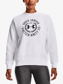 Dames hoodie Under Armour Rival Fleece Crest Grp Crew-WHT