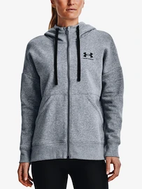 Dames hoodie Under Armour Rival Fleece FZ Hoodie-GRY