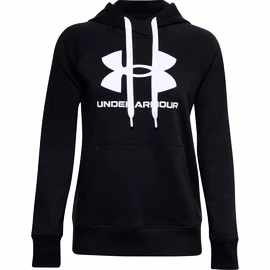 Dames hoodie Under Armour Rival Fleece Logo Hoodie Black