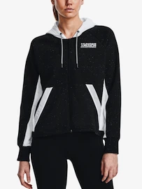 Dames hoodie Under Armour Rival + FZ Hoodie-BLK