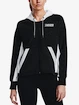 Dames hoodie Under Armour  Rival + FZ Hoodie-BLK S