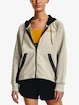 Dames hoodie Under Armour  Rival + FZ Hoodie-BRN