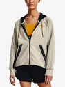 Dames hoodie Under Armour  Rival + FZ Hoodie-BRN M