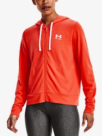 Dames hoodie Under Armour Rival Terry FZ Hoodie-ORG