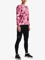 Dames hoodie Under Armour  Rival Terry Print Crew-PNK