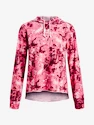 Dames hoodie Under Armour  Rival Terry Print Hoodie-PNK