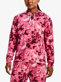 Dames hoodie Under Armour Rival Terry Print Hoodie-PNK