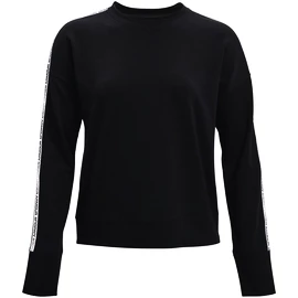 Dames hoodie Under Armour Rival Terry Taped Crew-BLK