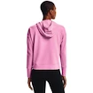 Dames hoodie Under Armour  Rival Terry Taped Hoodie Planet Pink