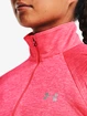 Dames hoodie Under Armour  Tech 1/2 Zip - Twist-PNK