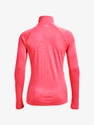 Dames hoodie Under Armour  Tech 1/2 Zip - Twist-PNK